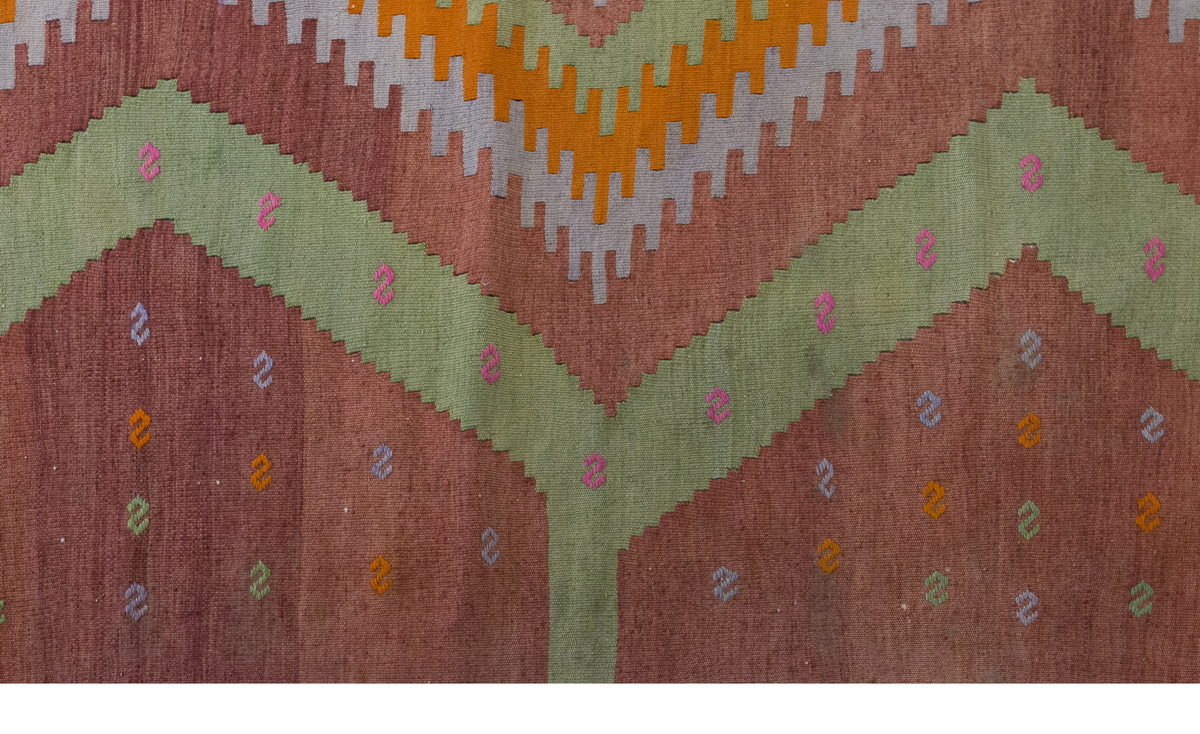 Vintage Large Afyon Kilim, 166 x 285 cm / 5.5 x 9.4 ft Kilim