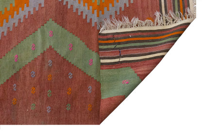 Vintage Large Afyon Kilim, 166 x 285 cm / 5.5 x 9.4 ft Kilim