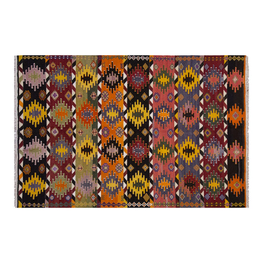 Vintage Large Afyon Kilim, 180 x 332 cm / 6 x 11 ft Kilim