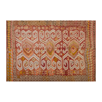Vintage Large Afyon Kilim, 232 x 294 cm / 7.7 x 9.8 ft Kilim