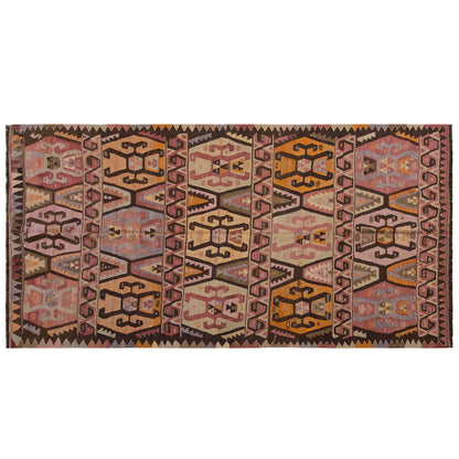 Vintage Large Anatolian Kilim, 189 x 394 cm / 6.2 x 13 ft Kilim