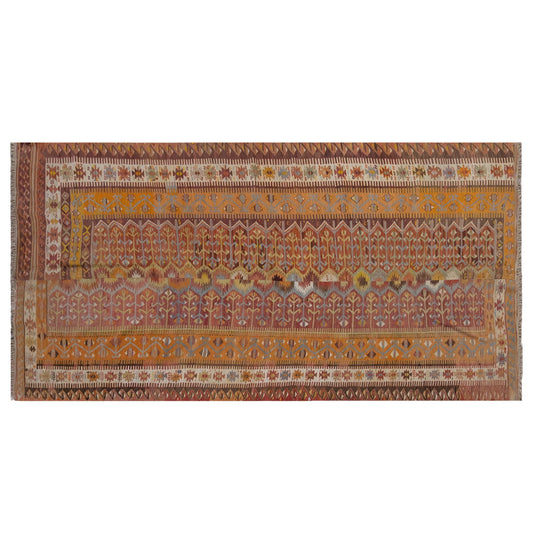 Vintage Large Aydın Kilim, 167 x 331 cm / 5.6 x 11 ft Kilim