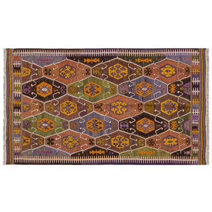 Vintage Large Barak Tribe Kilim, 158 x 276 cm / 5.2 x 9 ft Kilim