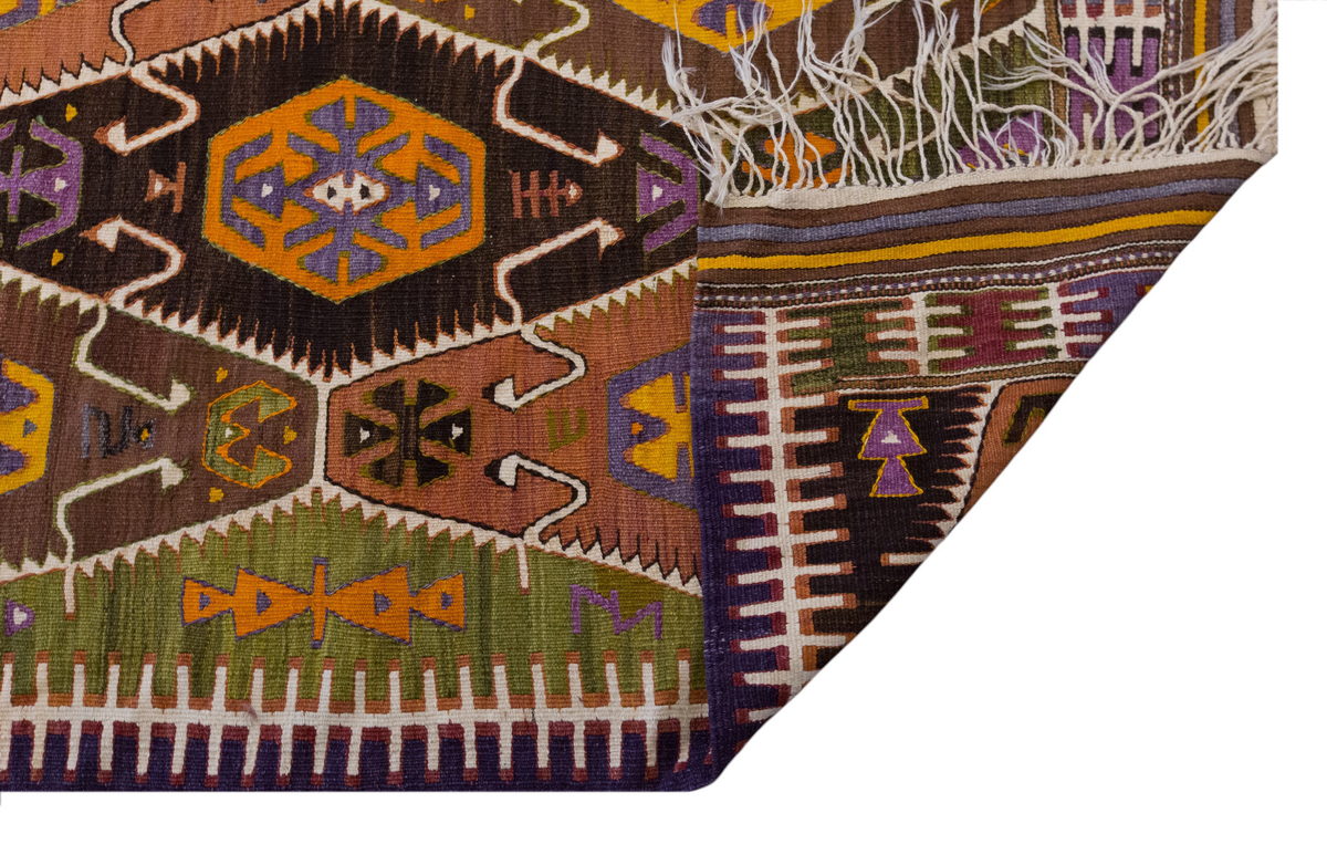 Vintage Large Barak Tribe Kilim, 158 x 276 cm / 5.2 x 9 ft Kilim