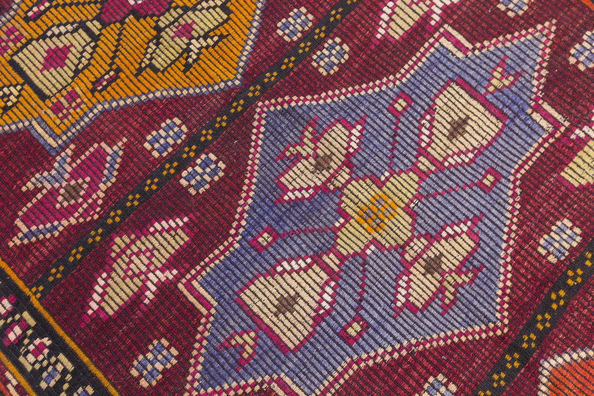 Vintage Large Cicim Rug, 130 x 292 cm / 4.3 x 9.7 feet