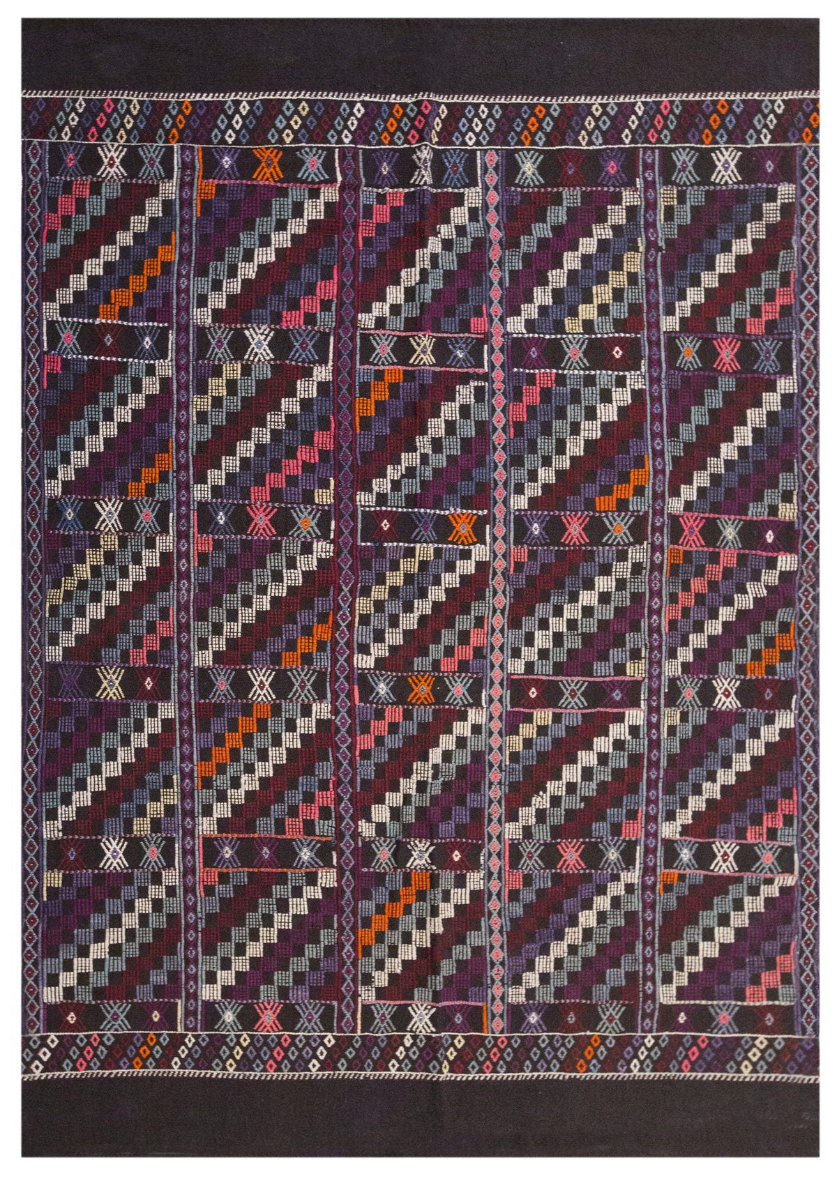 Vintage Large Cicim Rug, 139 x 200 cm /4.7 x 6.7 feet