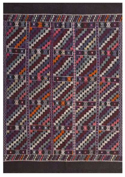 Vintage Large Cicim Rug, 139 x 200 cm /4.7 x 6.7 feet