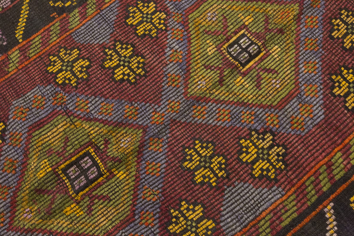Vintage Large Cicim Rug, 150 x 298 cm / 5 x 9.9 feet