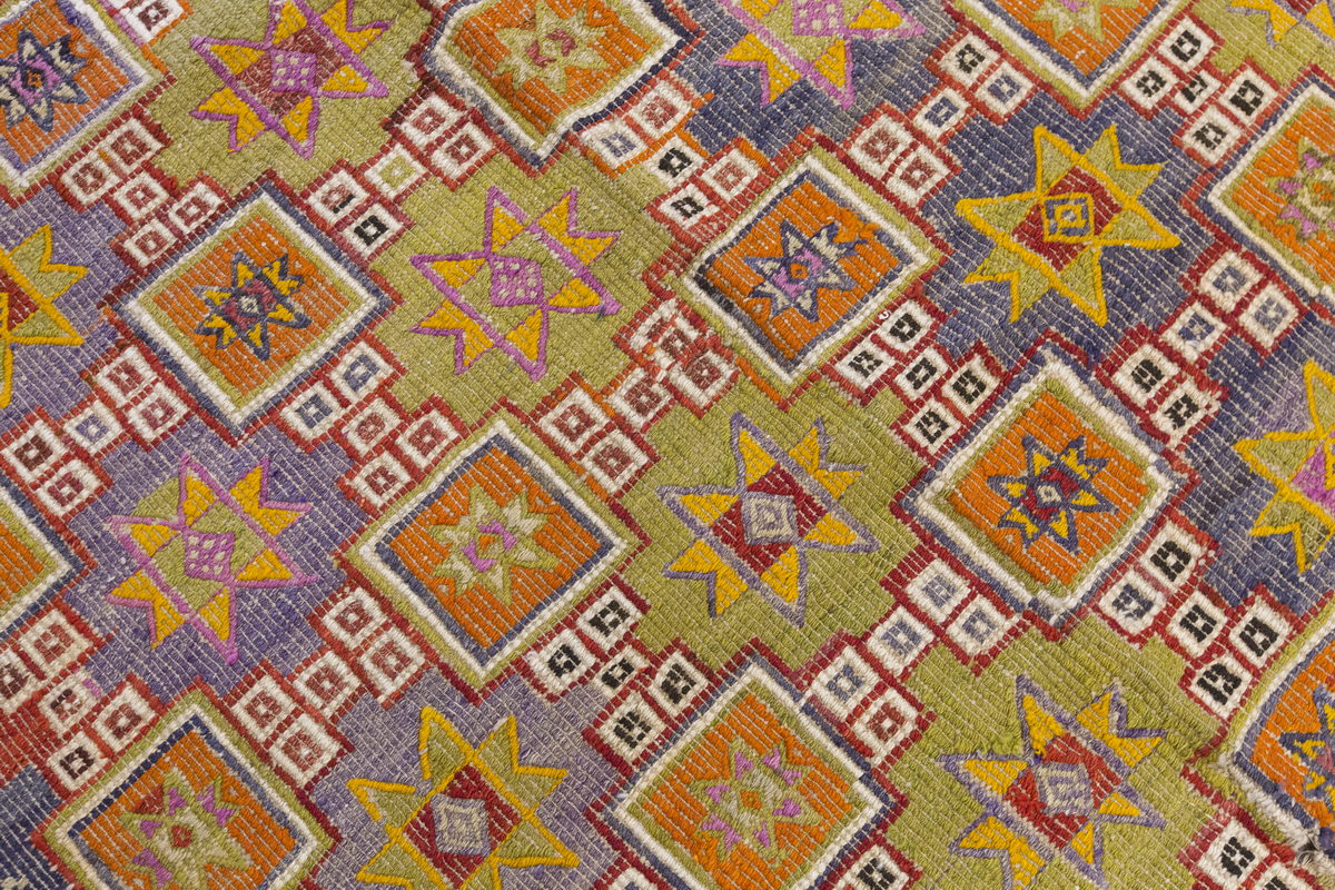 Vintage Large Cicim Rug, 160 x 278 cm / 5.3 x 9.1 feet