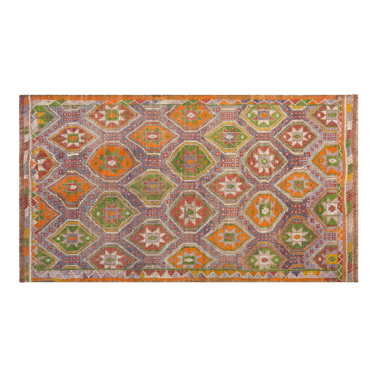 Vintage Large Cicim Rug, 161 x 298 cm / 5.3 x 9.9 feet