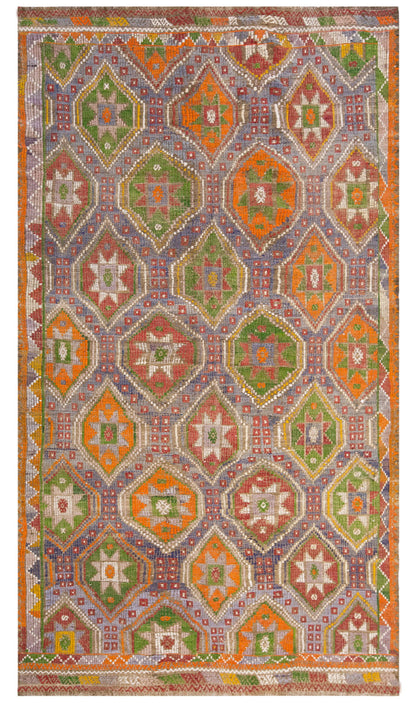 Vintage Large Cicim Rug, 161 x 298 cm / 5.3 x 9.9 feet