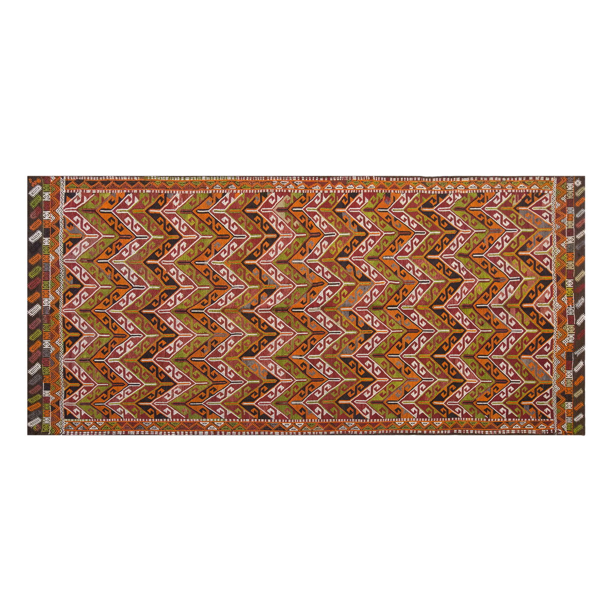 Vintage Large Cicim Rug, 161 x 338 cm / 5.3 x 11.1 feet