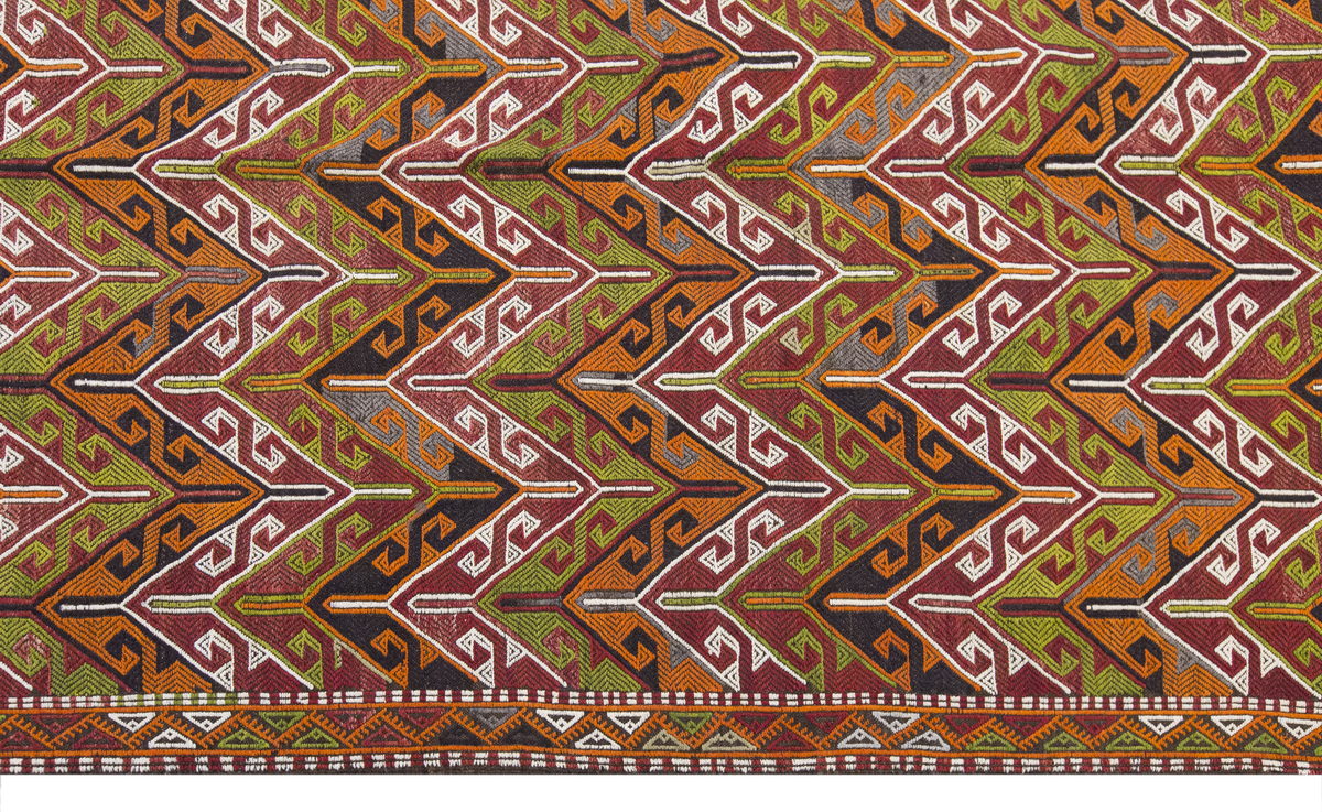 Vintage Large Cicim Rug, 161 x 338 cm / 5.3 x 11.1 feet