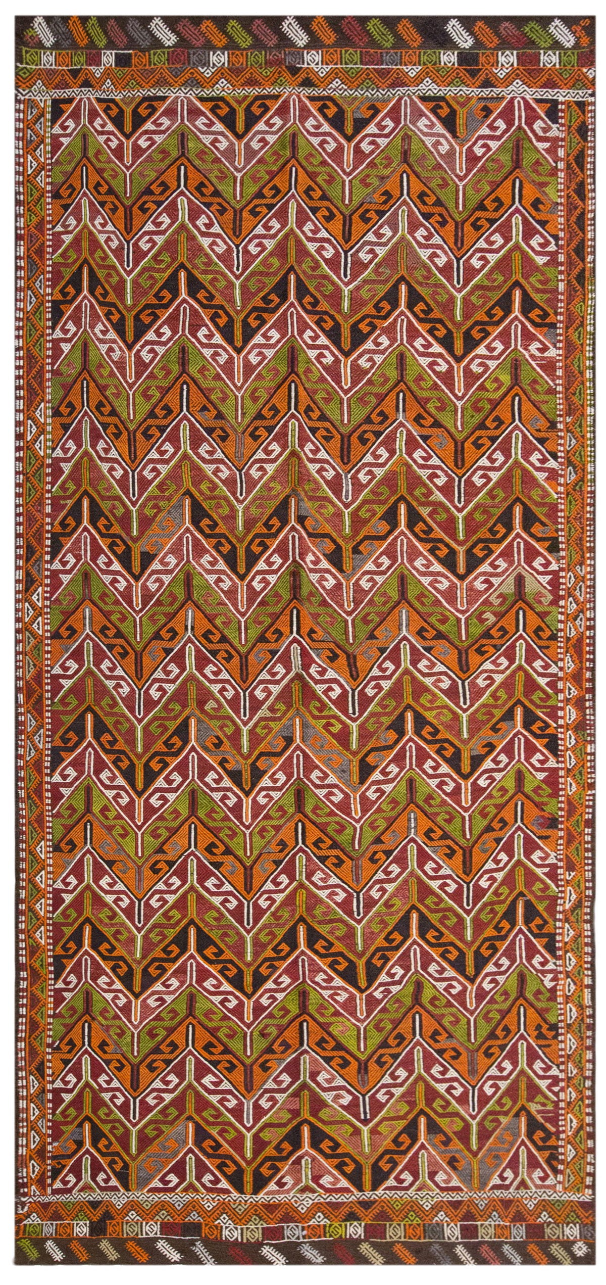 Vintage Large Cicim Rug, 161 x 338 cm / 5.3 x 11.1 feet