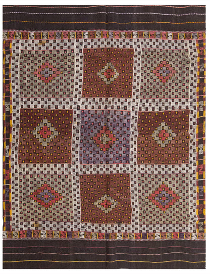 Vintage Large Cicim Rug, 164 x 208 cm / 5.5 x 7 feet