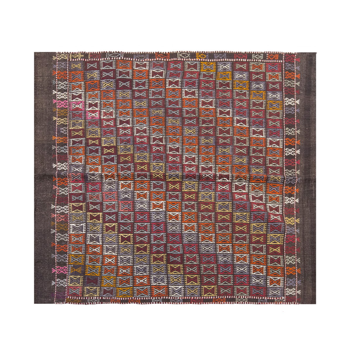 Vintage Large Cicim Rug, 167 x 194 cm / 5.6 x 6.4 feet