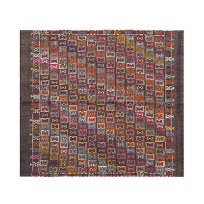 Vintage Large Cicim Rug, 167 x 194 cm / 5.6 x 6.4 feet