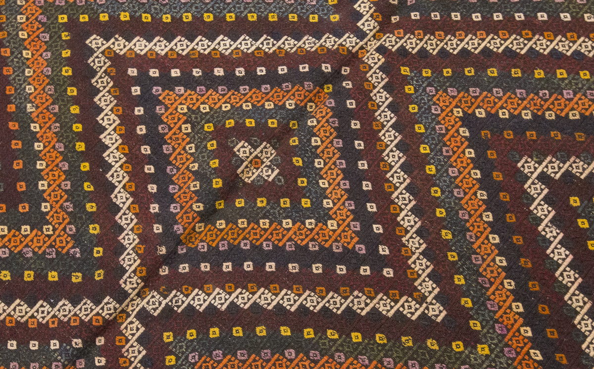 Vintage Large Cicim Rug, 1670 x 304 cm / 5.7 x 10 feet
