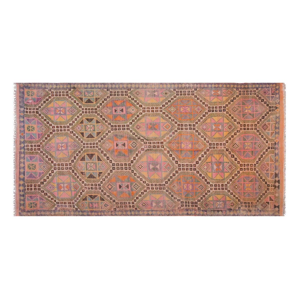Vintage Large Cicim Rug, 168 x 346 cm / 5.6 x 11.4 feet