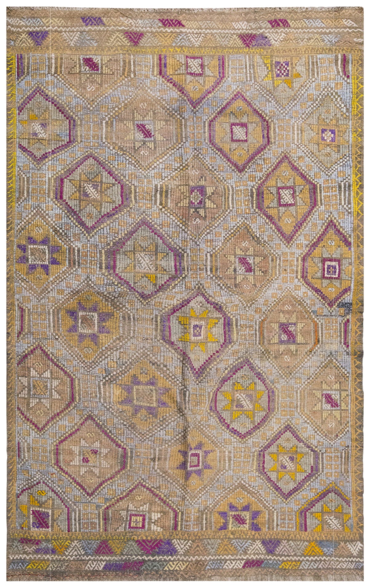 Vintage Large Cicim Rug, 172 x 276 cm / 5.8 x 9 feet