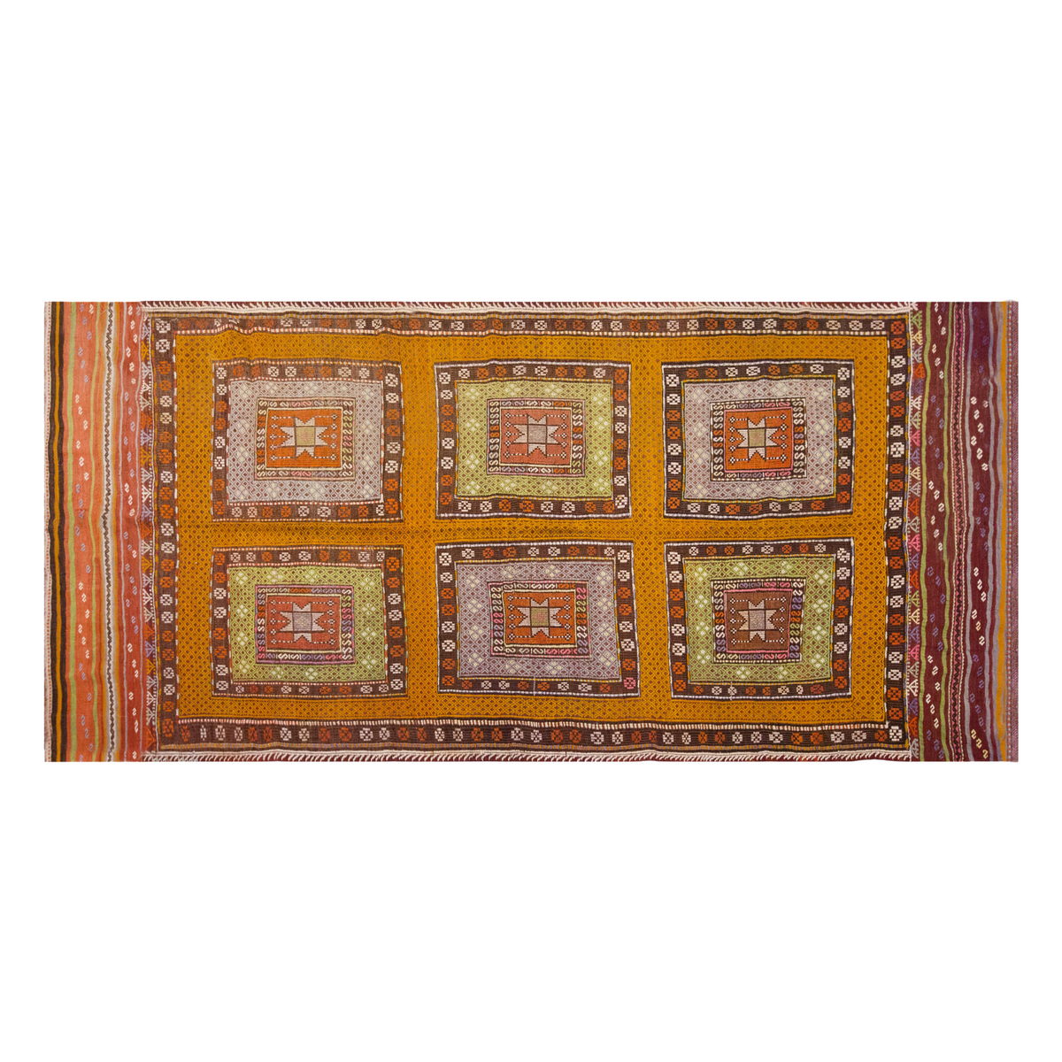 Vintage Large Cicim Rug, 173 x 372 cm / 5.8 x 12.2 feet