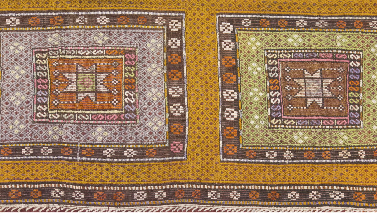 Vintage Large Cicim Rug, 173 x 372 cm / 5.8 x 12.2 feet
