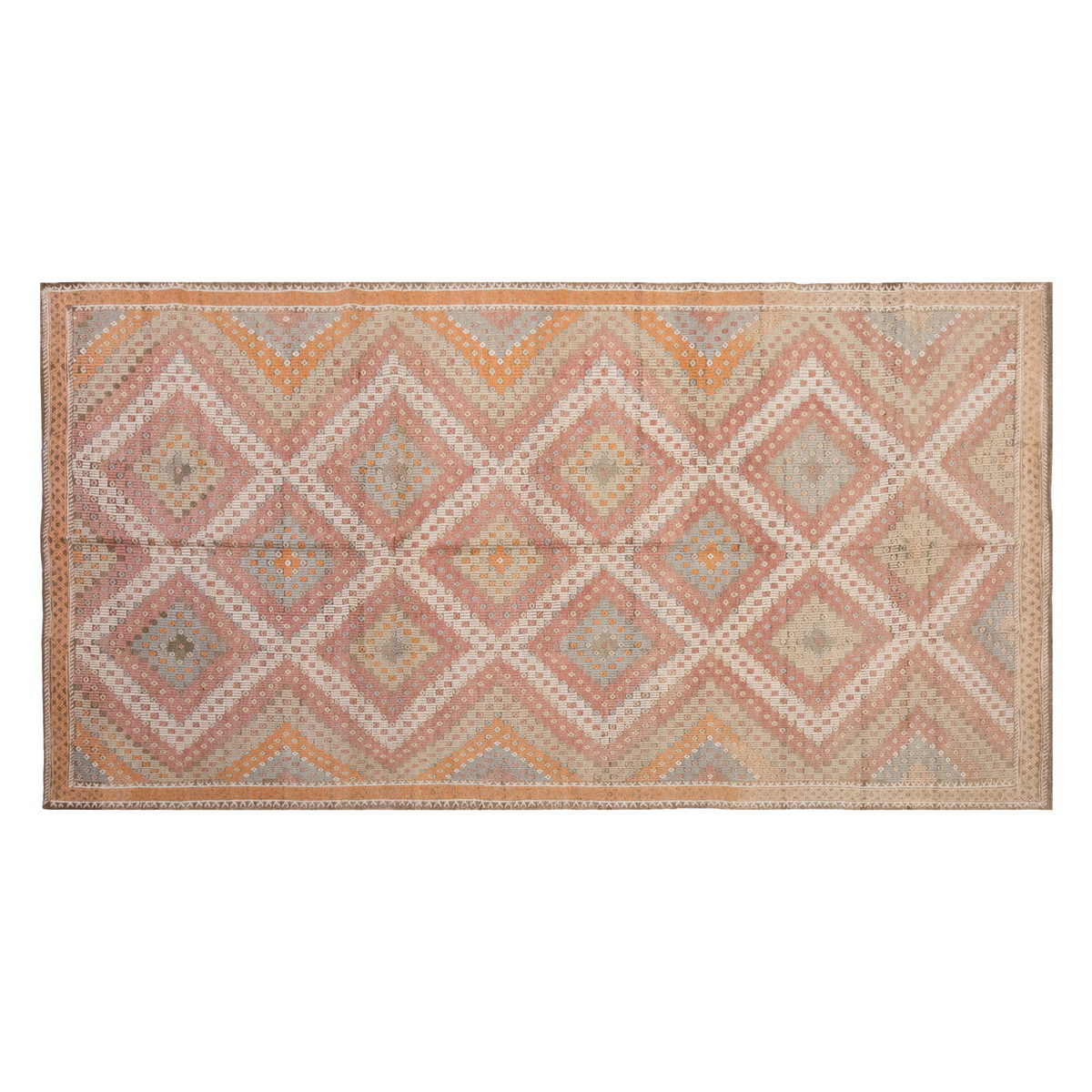 Vintage Large Cicim Rug, 175 x 334 cm / 5.9 x 11 feet