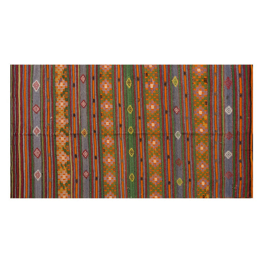 Vintage Large Cicim Rug, 176 x 321 cm / 5.9 x 10.6 feet