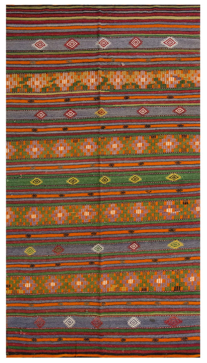 Vintage Large Cicim Rug, 176 x 321 cm / 5.9 x 10.6 feet