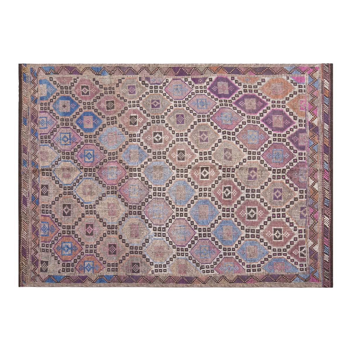 Vintage Large Cicim Rug, 177 x 253 cm6 x 8.4 feet