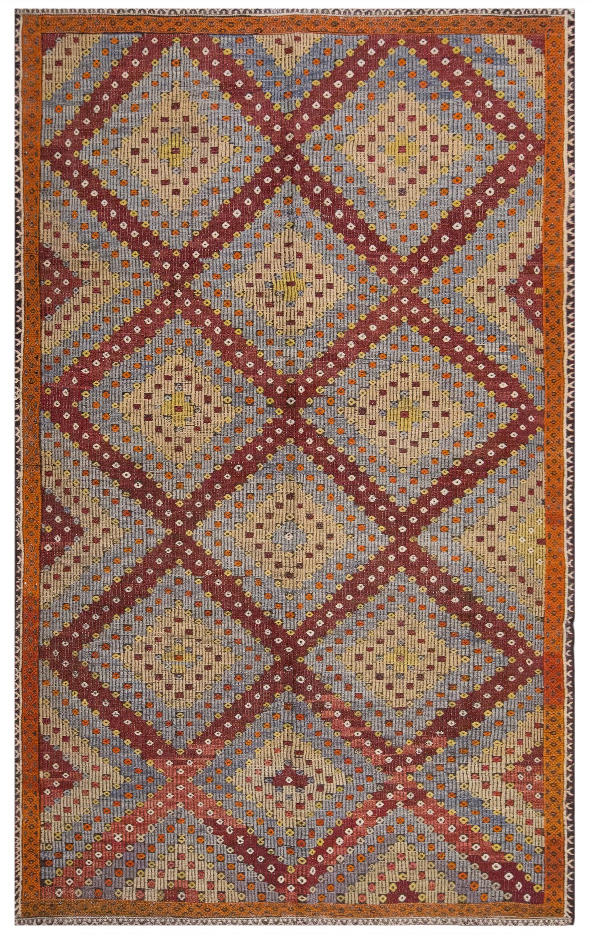 Vintage Large Cicim Rug, 177 x 290 cm / 6 x 9.6 feet