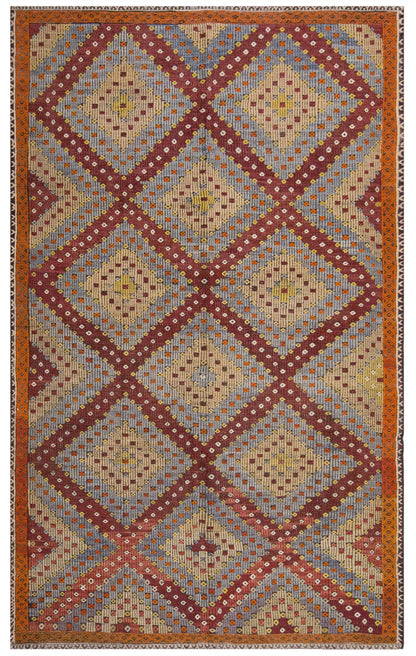 Vintage Large Cicim Rug, 177 x 290 cm / 6 x 9.6 feet