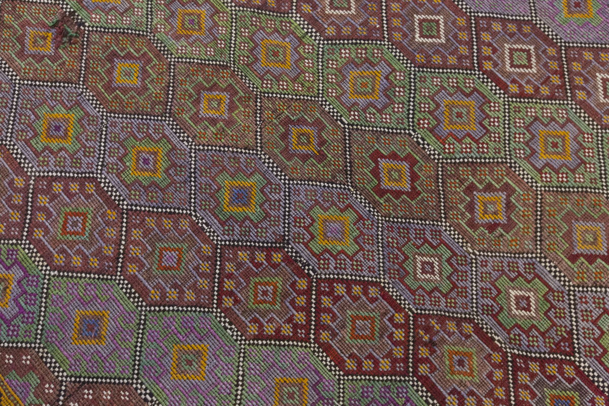 Vintage Large Cicim Rug, 177 x 312 cm / 6 x 10.3 feet