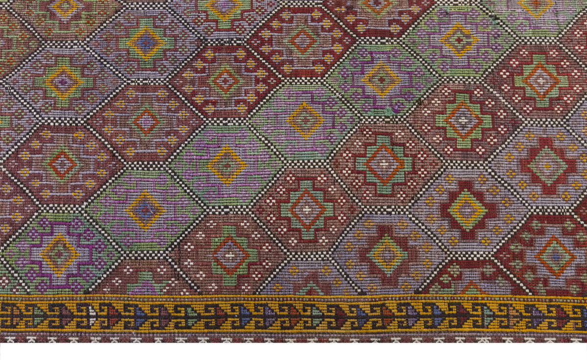 Vintage Large Cicim Rug, 177 x 312 cm / 6 x 10.3 feet