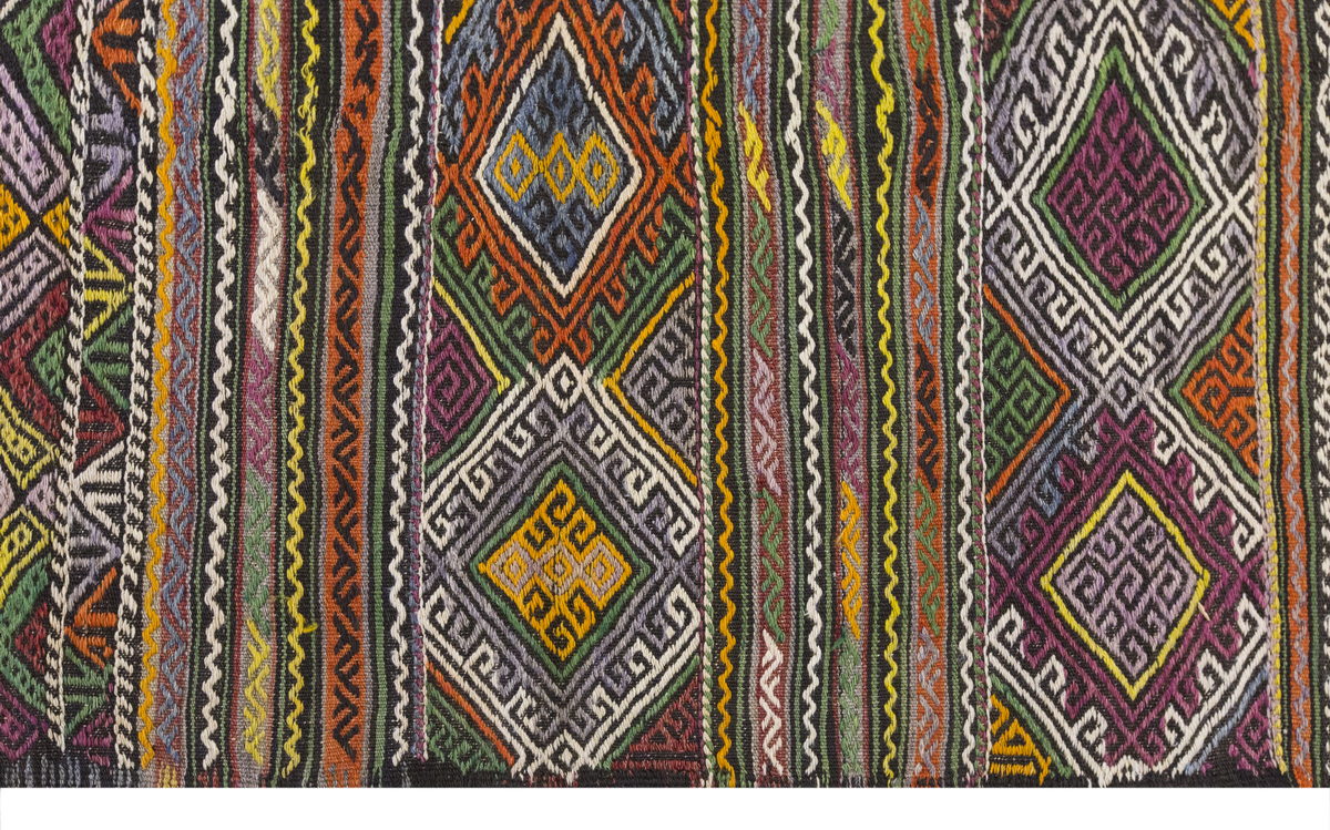 Vintage Large Cicim Rug, 178 x 240 cm / 6 x 8 feet