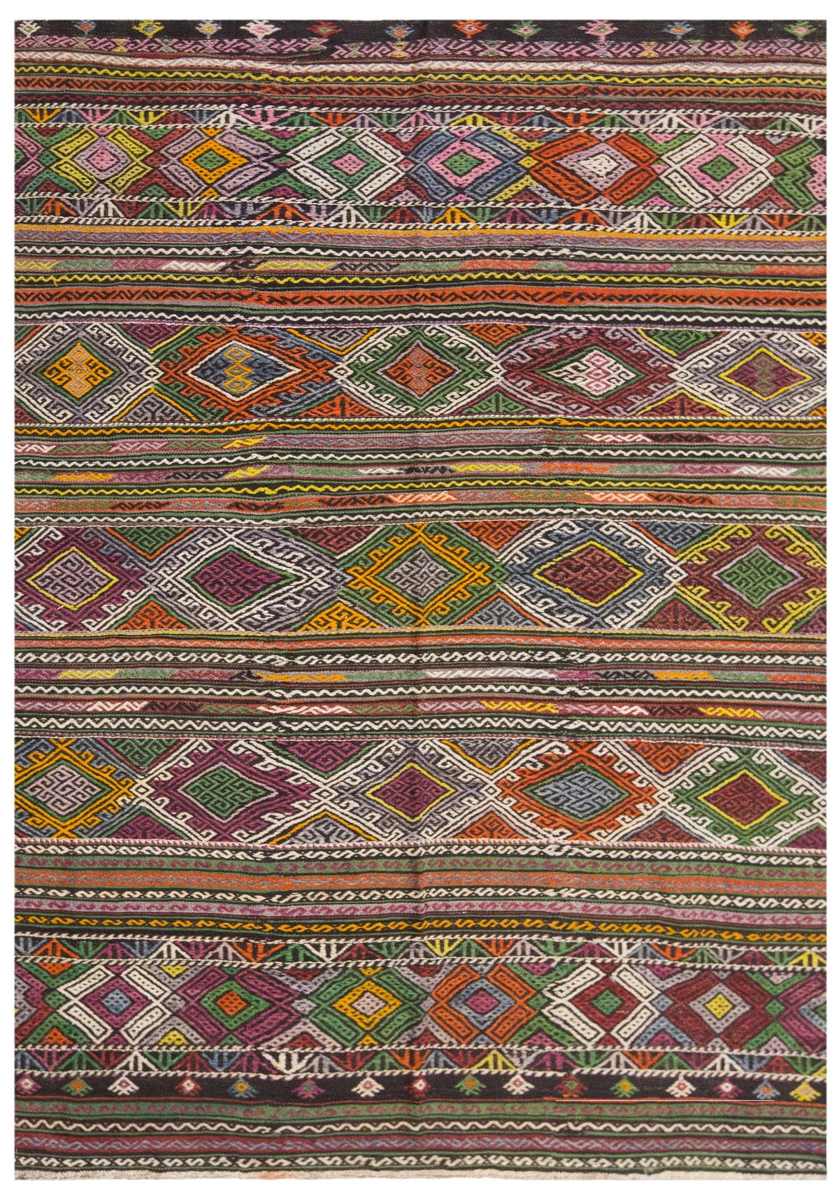 Vintage Large Cicim Rug, 178 x 240 cm / 6 x 8 feet