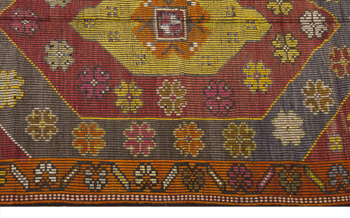 Vintage Large Cicim Rug, 178 x 310 cm / 6 x 10.2 feet