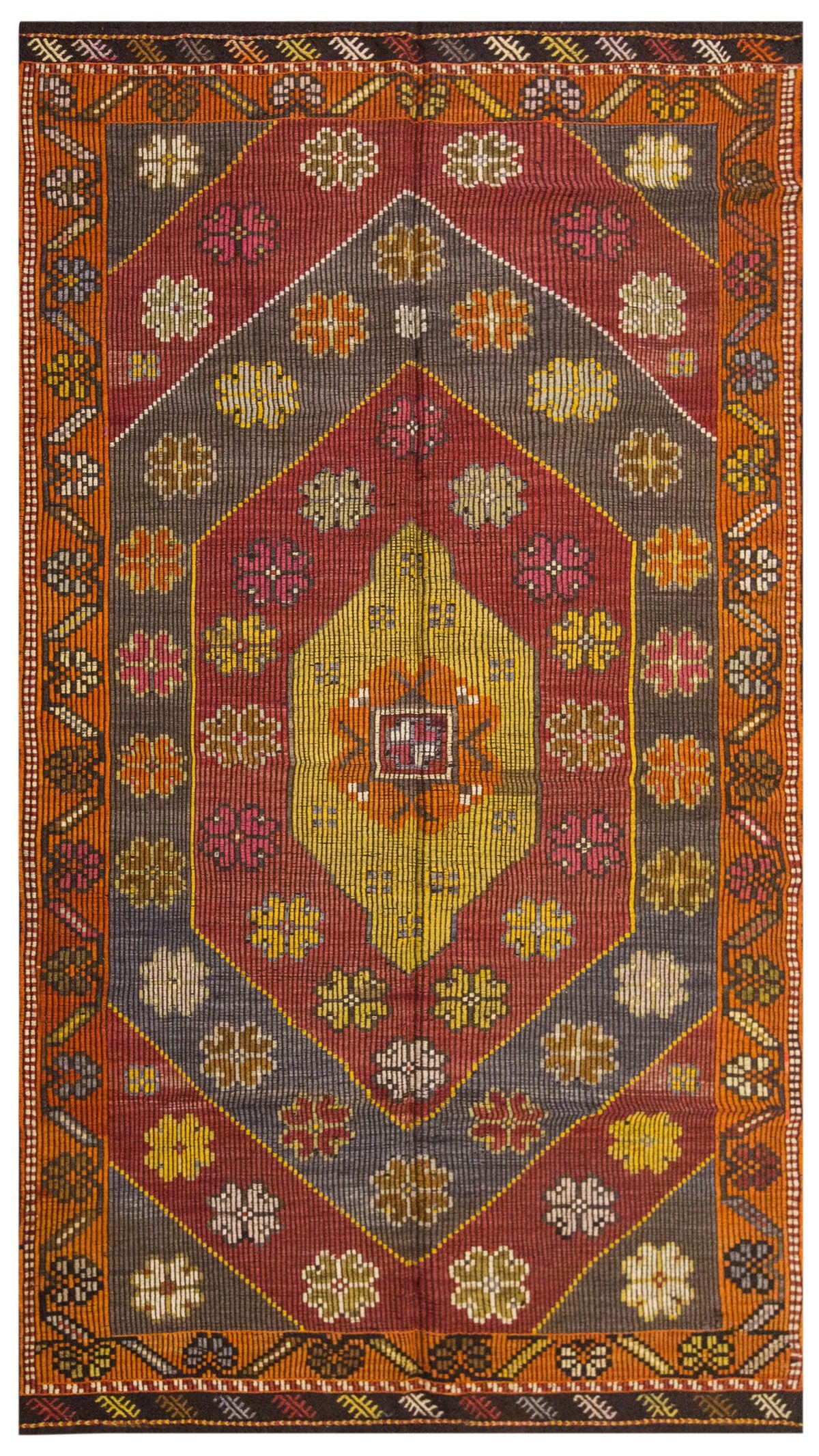 Vintage Large Cicim Rug, 178 x 310 cm / 6 x 10.2 feet