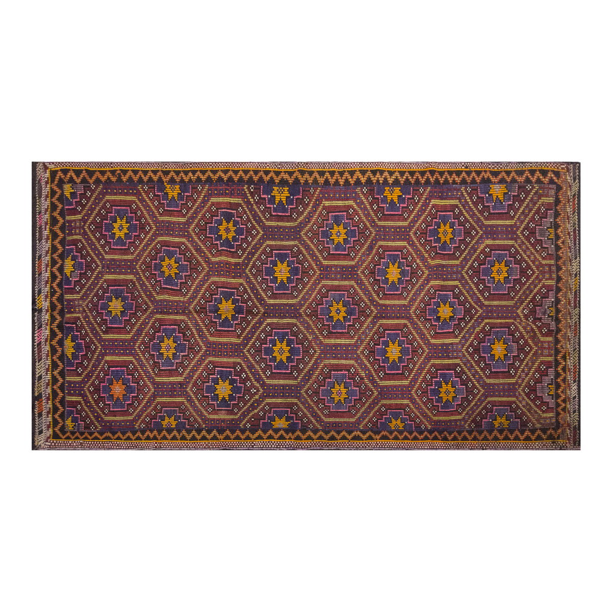 Vintage Large Cicim Rug, 178 x 334 cm / 6 x 11 feet