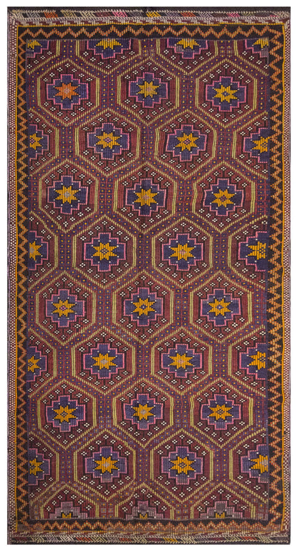 Vintage Large Cicim Rug, 178 x 334 cm / 6 x 11 feet