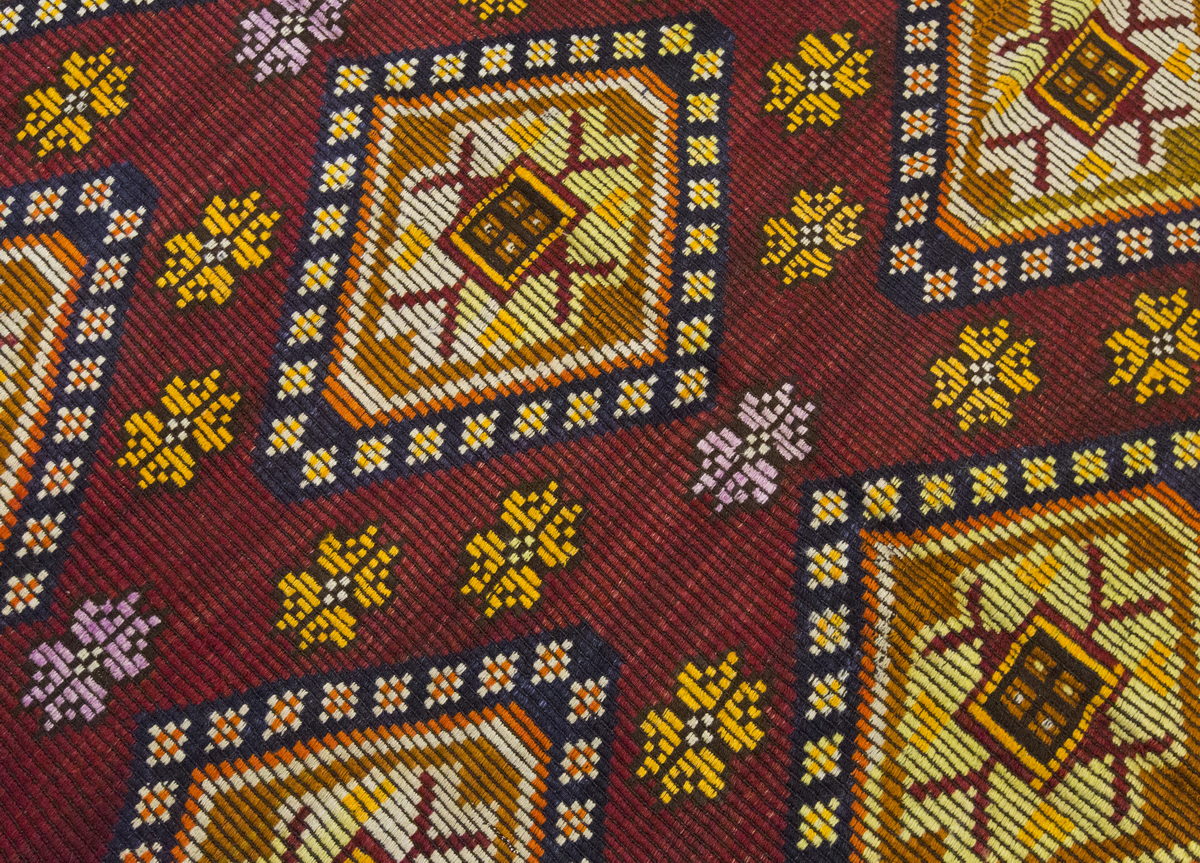 Vintage Large Cicim Rug, 179 x 327 cm / 6 x 10.9 feet