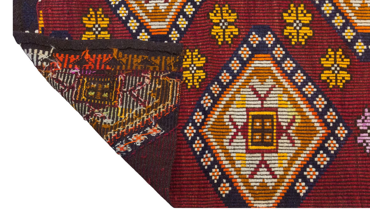 Vintage Large Cicim Rug, 179 x 327 cm / 6 x 10.9 feet