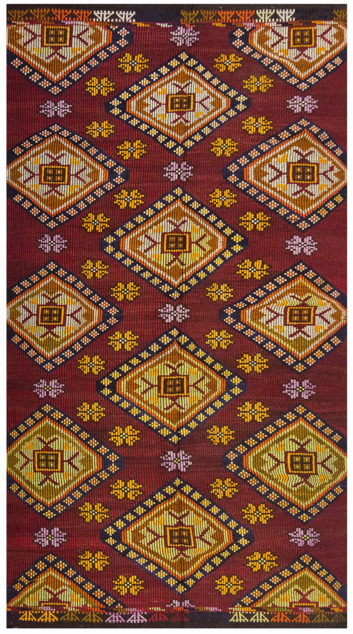 Vintage Large Cicim Rug, 179 x 327 cm / 6 x 10.9 feet