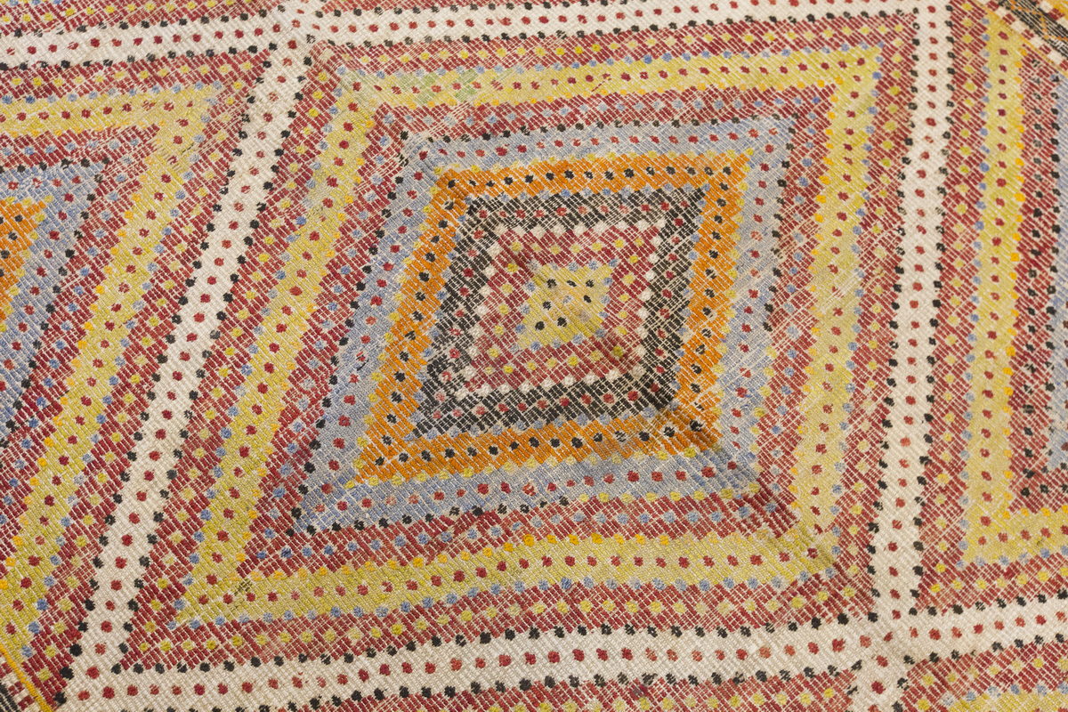 Vintage Large Cicim Rug, 182 x 275 cm / 6 x 9 feet