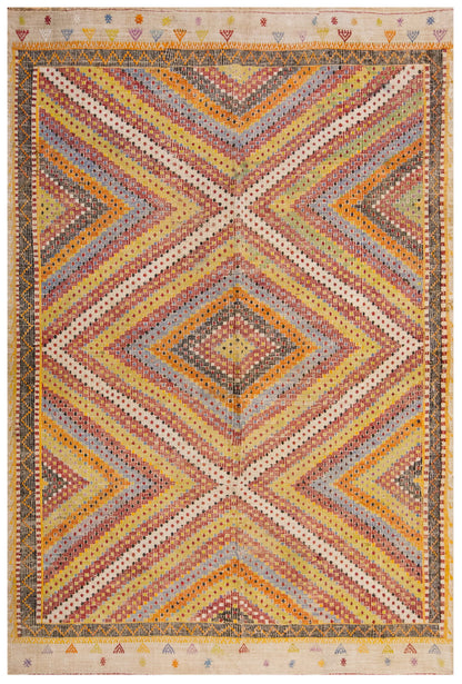 Vintage Large Cicim Rug, 182 x 275 cm / 6 x 9 feet