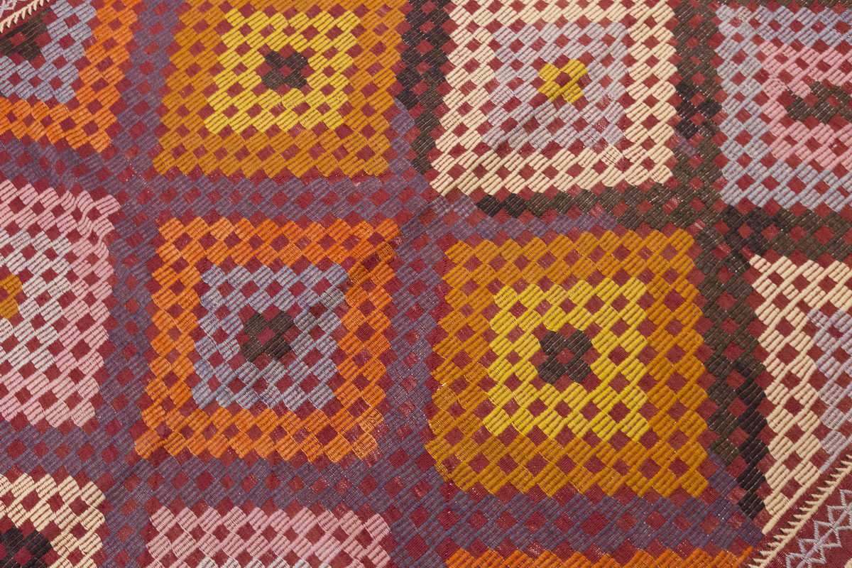 Vintage Large Cicim Rug, 184 x 294 cm6 x 9.8 feet
