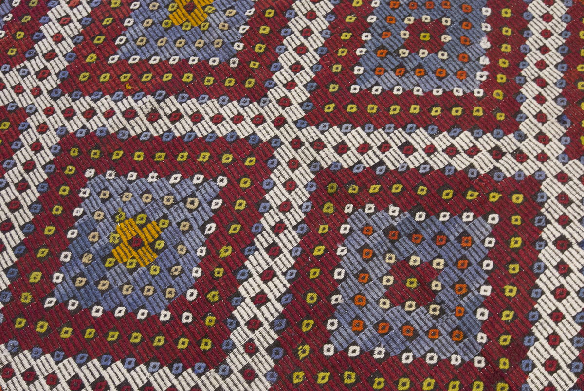 Vintage Large Cicim Rug, 184 x 327 cm / 6 x 10.9 feet