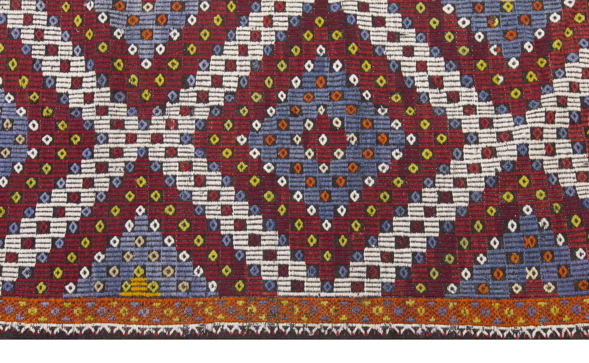 Vintage Large Cicim Rug, 184 x 327 cm / 6 x 10.9 feet