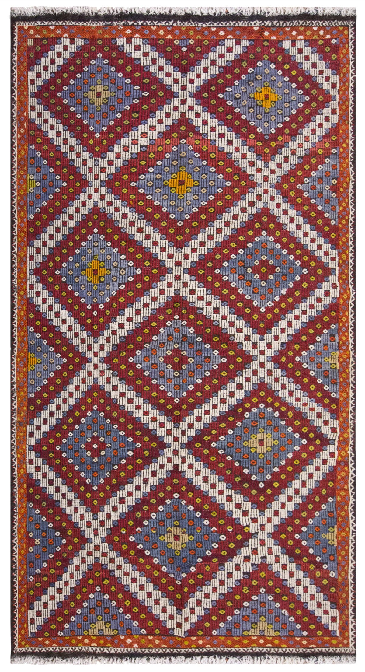 Vintage Large Cicim Rug, 184 x 327 cm / 6 x 10.9 feet