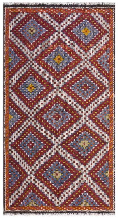 Vintage Large Cicim Rug, 184 x 327 cm / 6 x 10.9 feet